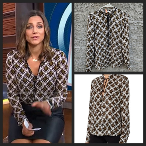 Intermix Danielle Woven Mombasa Blouse‎ - Picture 1 of 2
